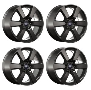 Ford F-150 Wheel Set - Ford Racing - 20in x 8.5in Wheel Set w/TPMS Kit - Matte Black - `15-`16